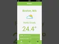 Weather app using Ionic3 framework