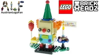 Lego Speed Build Brickheadz 40348 Birthday Clown