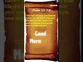 Early Morning Daily Prayer Bible verse