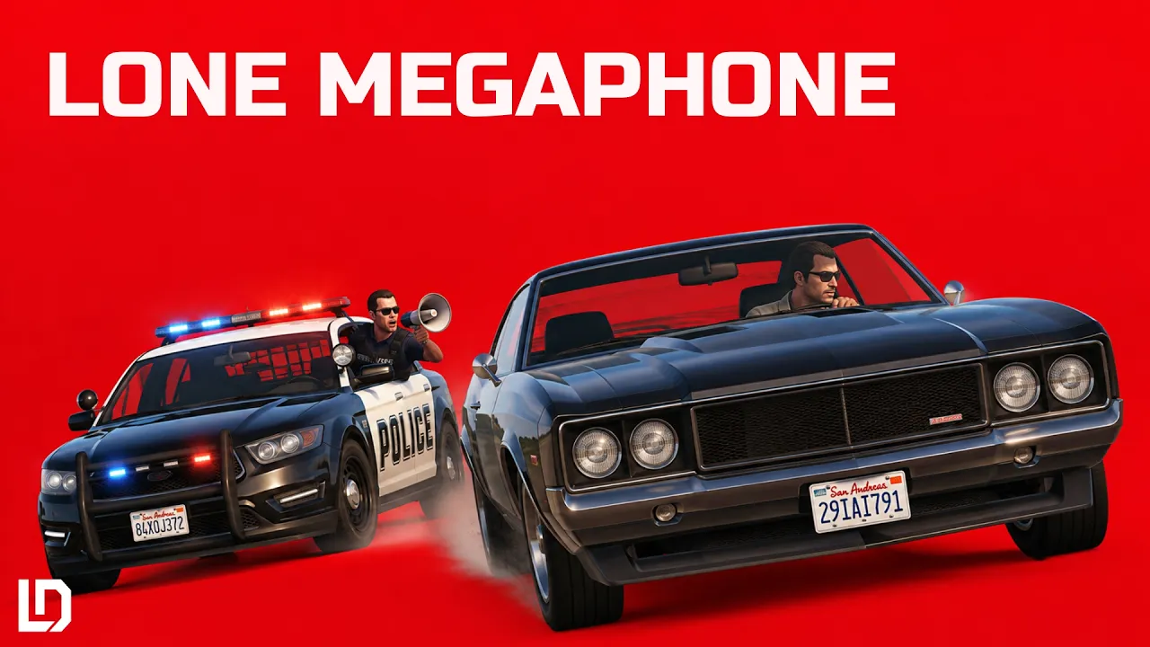 Lone Police Megaphone