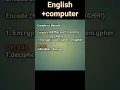 Decode vs Encode Difference between decode and encode Encrypt vs Decrypt English Computer