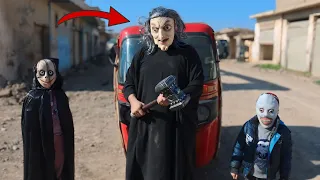 فلم قصير العجوز الساحرة      خطفت ابو التكتك   شوفوا شصار  دندنها