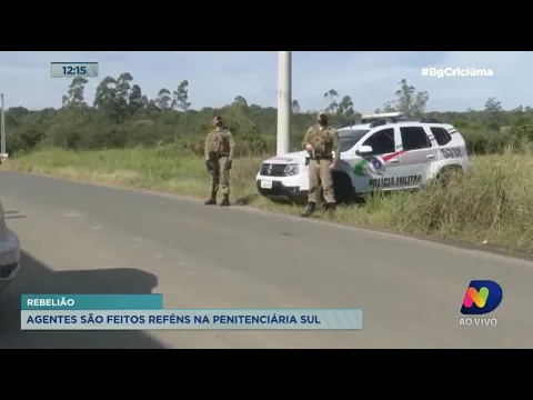 Grupo de detentos exige direito a visitas e itens levados por familiares em rebelião, em Criciúma
