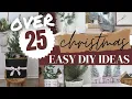 MORE THAN 25 Christmas DIY ideas simple easy decor ideas for Christmas trees greenery inspo