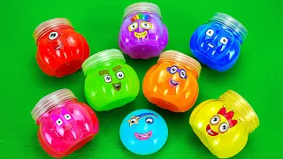 Numberblocks I Relaxing Orbeez With Globe Colorful I Satisfying Video Slime