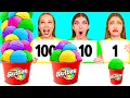 Download Lagu 100 Layers of Food Challenge | Funny Food Hacks by BaRaDa Best