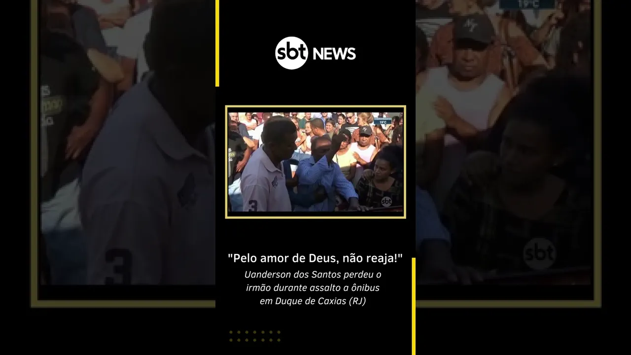 "Pelo amor de Deus, não reaja", diz irmão de vítima de assalto no Rio