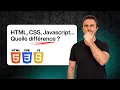 HTML CSS et JavaScript expliques simplement avec une maison