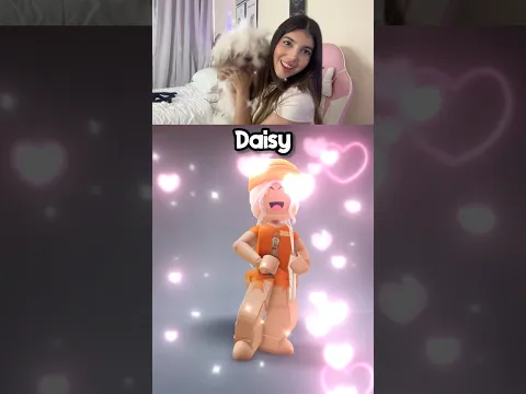 Haciendo avatar de Roblox a mi perrito 💜😍 #roblox #humor