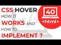 Concept of Mouse Hover with Example Explained in single Learn HTML CSS