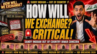 HOW WILL WE EXCHANGE Sandy Ingram Raises Critical Out-Of-Country Dinar Concern IQD News