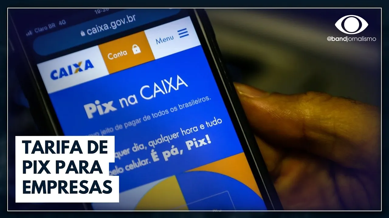 Tarifa de Pix para empresas: Caixa volta atrás por pressão do governo | Jornal da Noite
