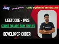 Count Square Sum Triples LeetCode 1925 Java Code Developer Coder