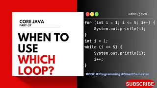 When to use which loop Core Java Telugu Explained