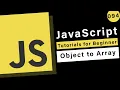 JavaScript Basics - Storing Object Values in an Array