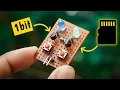 Lagu I made a 1bit memory circuit with transistors