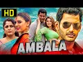 Lagu Ambala (HD) - Vishal Blockbuster Hindi Dubbed Movie | Hansika Motwani, Ramya Krishnan, Santhanam