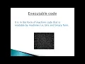 Source code and Executable code