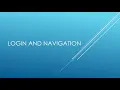 Accela Login and Navigation