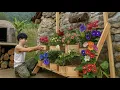 Lagu CEO Left the City for the Forest: Handmade Wooden Flower Rack, Decorating a Natural Home