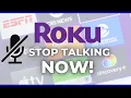 How to Stop Your Roku From Talking to You in 60 Seconds