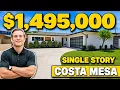 Costa Mesa CA Home Tour 1 495 000 Near The LAB The Camp