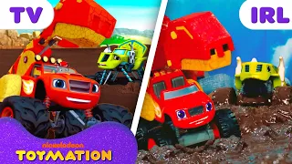 Blaze Toy Transforms into Dino Machines to Save Zeg! 🦖 | Blaze and the Monster Machines | Toymation