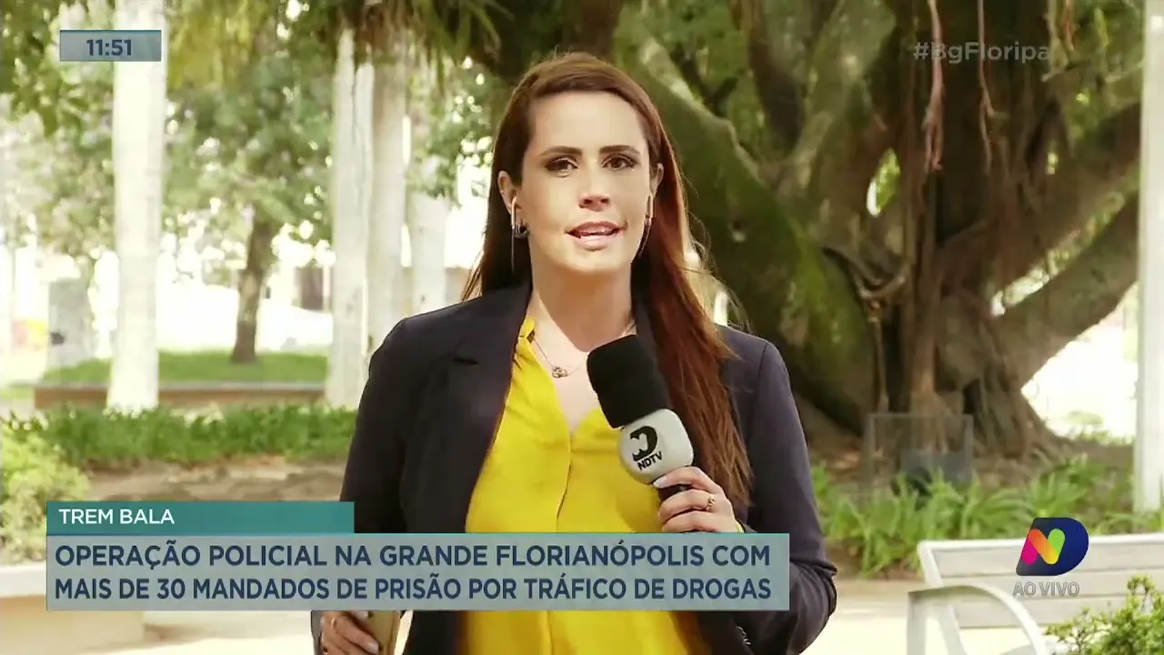 Polícia deflagra operação contra o tráfico de drogas, na Grande Florianópolis
