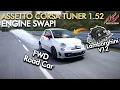 How to ENGINE SWAP Assetto Corsa Car Tuner 1 52 Tutorial Lamborghini V12 dropped in a FWD Car
