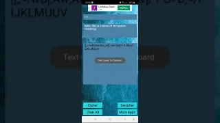 Code the Encryption Ciphering android app
