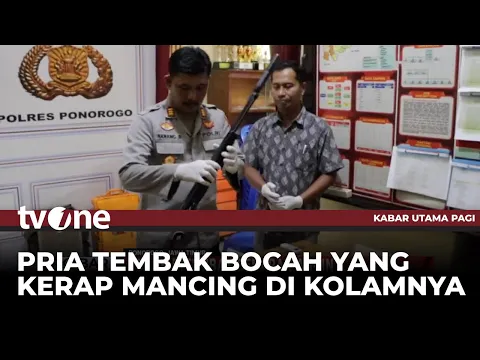 Diduga Kesal, Pria Ponorogo Tembak Bocah yang Mancing di Kolam Ikannya