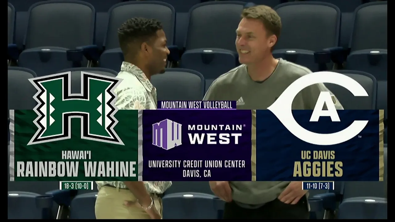 Hawai'i Volleyball Wahine vs UC Davis Game 1 (Oct. 30, 2026)