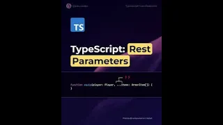 Learn Rest parameter in Typescript for beginner
