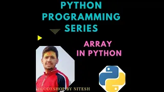 Array in Python One Dimensional Array using Array Module in Python Codeshop - By