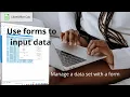 How to use forms in LibreOffice Calc