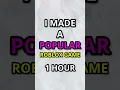 Download Lagu I Made a Roblox Game in 1 HOUR! (FULL VIDEO ON PAGE☝️) #roblox #robloxstudio #robloxdev #scripting