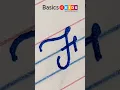 Capital Cursive letter F Capital Letter F Cursive Handwriting Cursive Writing Basics4Kids