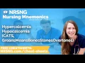 Hypocalcemia CATS GroansMoansBonesStonesOvertones Nursing Mnemonics Nursing School Study Tips