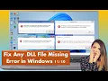 How to Fix Any DLL File Missing Error in Windows