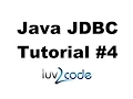 Java JDBC Tutorial - Part 4 Deleting Data from a MySQL Database