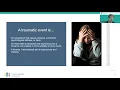 Addressing Trauma in the Classroom REL Appalachia