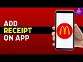 How To Add Receipt To McDonald s App Redeem McDonalds Gift Card On App 2024