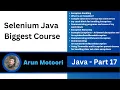 Java - Part 17 Selenium Java Biggest Course