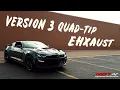 2016 - 2024 Camaro SS MRT Version 3 Extreme Cat Back with Quad Tips 92U844 - Video 3 of 2