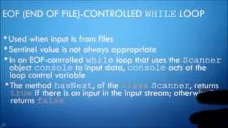 Java Programming - Control Structure II Repetitions