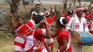 Download RADHAKRISHNA LATHI KHEL PERFORMED DURING HOLI  BY ADIVASHI BOYS AND GIRLS IN ASSAM. A SYMBOLIC DANCE MP3