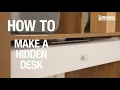 How to make a hidden desk - Bunnings Warehouse