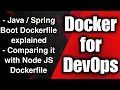Java Spring Boot Dockerfile vs Node js Dockerfile Best Practices Comparison
