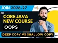 Shallow Copy vs Deep Copy in Java Object Cloning Explained with Real-Life Examples Hindi