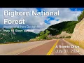 Bighorn National Forest Scenic Drive from Dayton Wyo to Burgess Junction on Hwy 14 WB Short Version